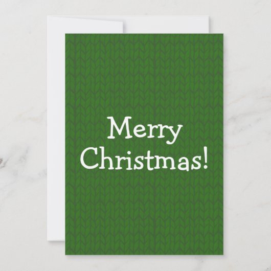 おもしろい追加ロゴの醜いセーター会社のクリスマスパーティー 招待状 (裏面)