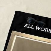 おもしろい退リラックス金とおもしろい ビーチタオル (インサイチュ)