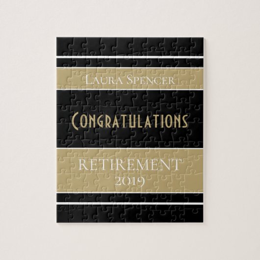おもしろい退職おめでとうパズル ジグソーパズル (縦)