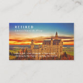 おもしろい退職したドイツ城、DIY専門家集団 名刺 (正面)