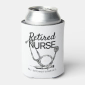 おもしろい退職したナースが退職を望まない 缶クーラー (缶正面)