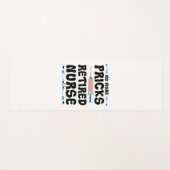 おもしろい退職したナース – 介護退職パーティーGag ヨガマット (正面(横))