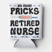 おもしろい退職したナース – 介護退職パーティーGag 缶クーラー (正面)