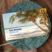 おもしろい退職したビーチ・パーム、Professiongag 名刺