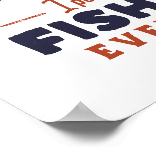 おもしろい退職した引用文退職計画行魚釣り ポスター (角)