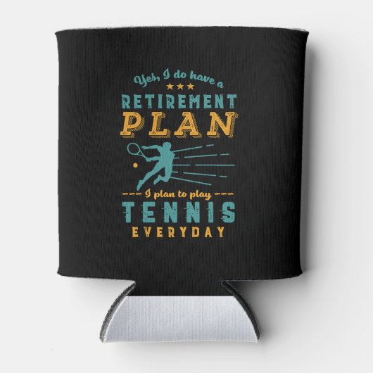 おもしろい退職した引用文退職計遊画 缶クーラー (正面)