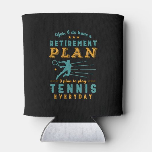 おもしろい退職した引用文退職計遊画 缶クーラー (裏面)