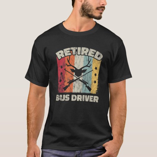 おもしろい退職バ退職したスドライバ Tシャツ (正面)