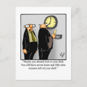 おもしろい退職用ユーモアポストカード「斑点」 ポストカード (正面)