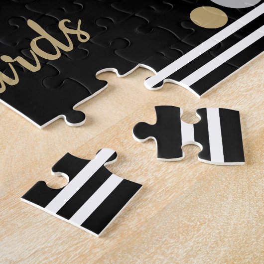 おもしろい退職発表地鋸パズル ジグソーパズル (側面)