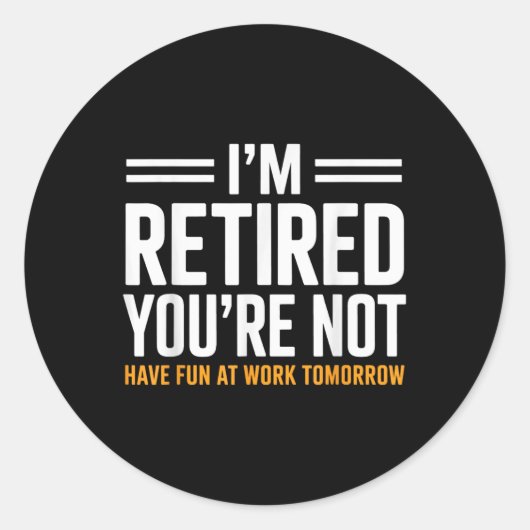 おもしろい退職金男性へ女性退職金 ラウンドシール (正面)