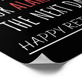 おもしろい退職 ポスター (角)