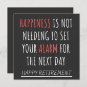 おもしろい退職 招待状 (正面/裏面)