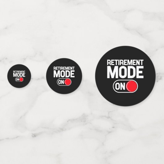 おもしろい退職 – 退職モードオン コンフェッティ (裏面)