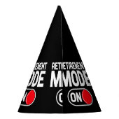 おもしろい退職 – 退職モードオン パーティーハット (裏面)