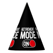 おもしろい退職 – 退職モードオン パーティーハット (左)