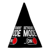 おもしろい退職 – 退職モードオン パーティーハット (右)