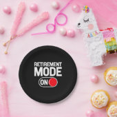 おもしろい退職 – 退職モードオン ペーパープレート (パーティー)