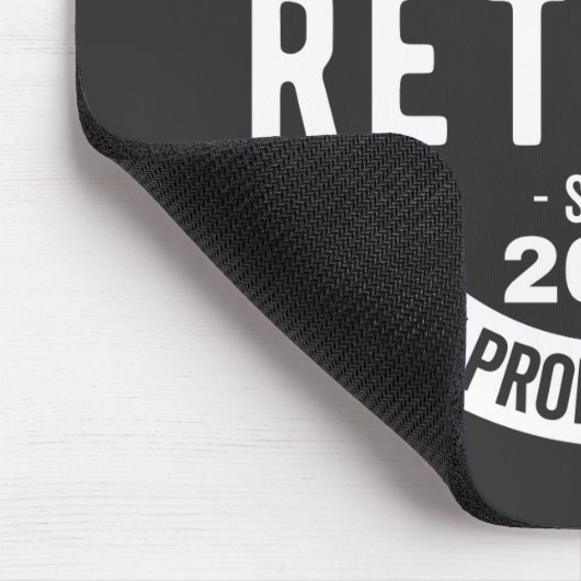 おもしろい退退職した職,消退職した防士,再選 マウスパッド (コーナー)