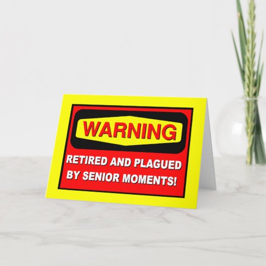 おもしろい退 カード (正面)