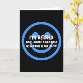 おもしろい退 カード (黄色い花)