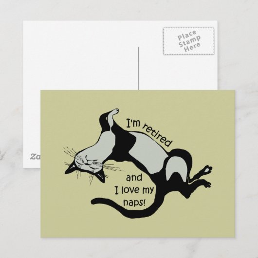 おもしろい退 ポストカード (正面/裏面)