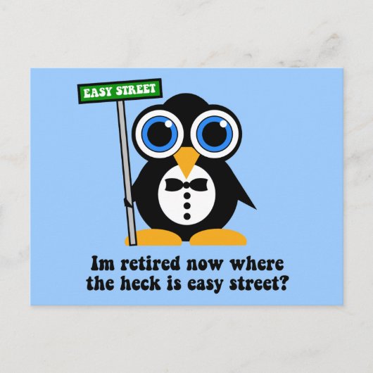 おもしろい退 ポストカード (正面)