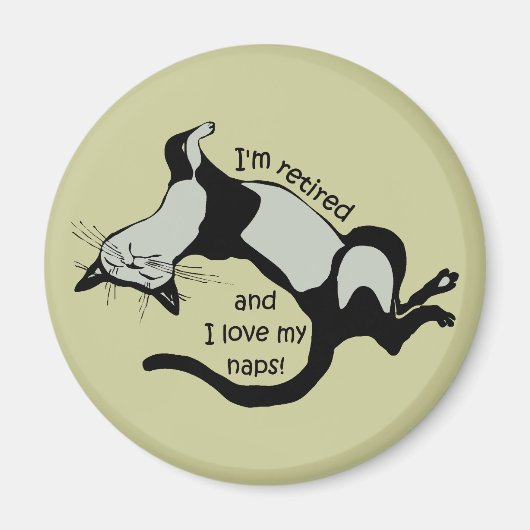 おもしろい退 マグネット (正面)