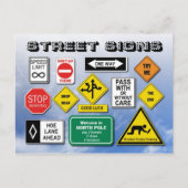 おもしろい通りシンボルや象徴 ポストカード (正面)