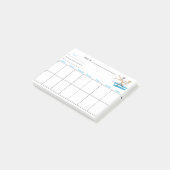 おもしろい週次プランナー後のITに関するメモ ポストイット (アングル)