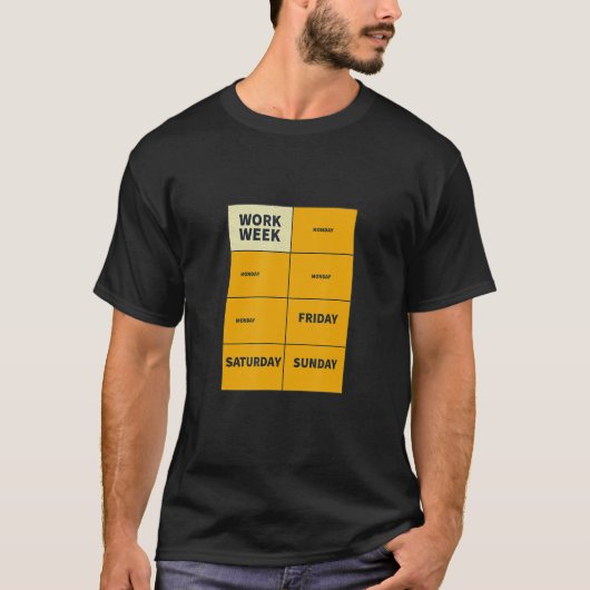 おもしろい週 Tシャツ (正面)