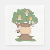おもしろい遊のApple Tree内 スタンダードランチョンナプキン (正面)