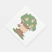 おもしろい遊のApple Tree内 スタンダードランチョンナプキン (角)