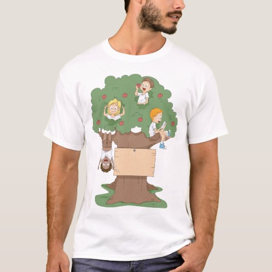おもしろい遊のApple Tree内 Tシャツ (正面)