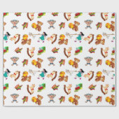 おもしろい遊ズ ラッピングペーパー (フラット)