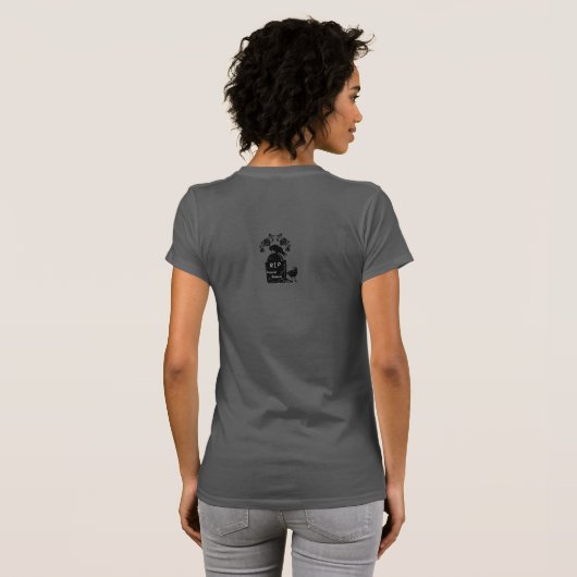 *おもしろい遊ドッグのBitcoin Frisbee Tシャツ (裏面フル)