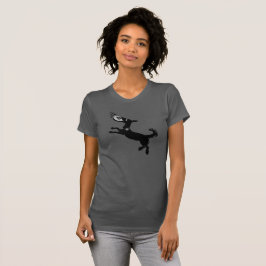 *おもしろい遊ドッグのBitcoin Frisbee Tシャツ