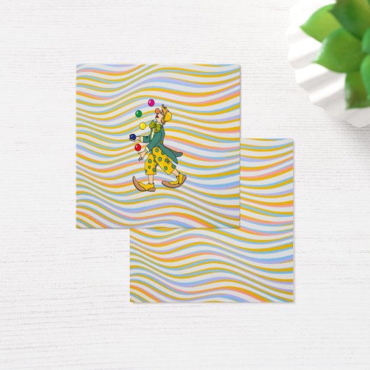 おもしろい遊ピエロのカラフル球 (デスク)