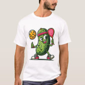 おもしろい遊漬物 Tシャツ (正面)