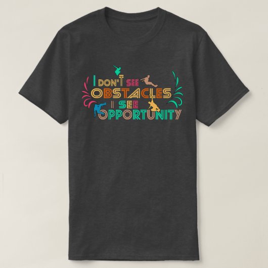 おもしろい運動障害 Tシャツ (デザイン正面)