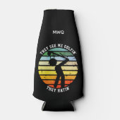 おもしろい達は俺にゴルフィンが来るのを見退職したる ボトルクーラー (正面)