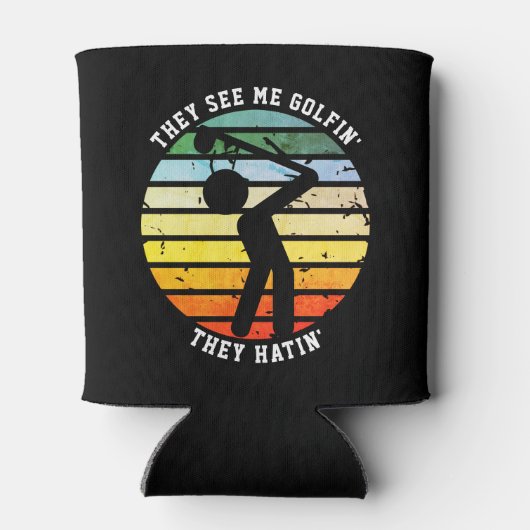 おもしろい達は俺にゴルフィンが来るのを見退職したる 缶クーラー (裏面)