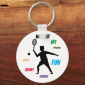 おもしろい選手 キーホルダー (正面)