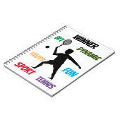 おもしろい選手 ノートブック (左側)