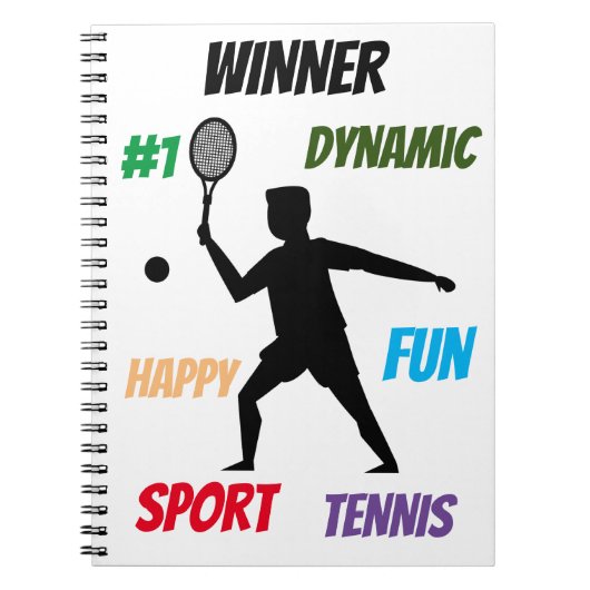 おもしろい選手 ノートブック (正面)