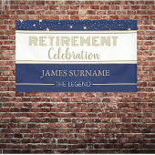 おもしろい選択！退職カスタムパーティー 横断幕