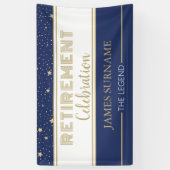 おもしろい選択！退職カスタムパーティー 横断幕 (縦)