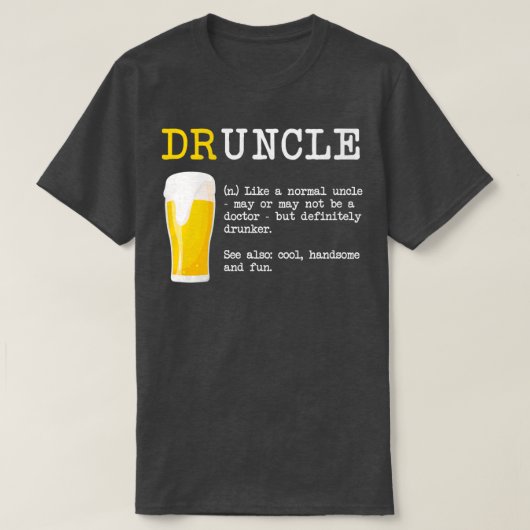 おもしろい酔っぱらい酔っぱらいシャツ辞書定義 Tシャツ (デザイン正面)