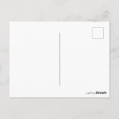 おもしろい醜いクリスマスセーターのホリデーパターカスタムン ポストカード (裏面)