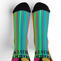 おもしろい醜いクリスマス幾何ストライプオーナメント